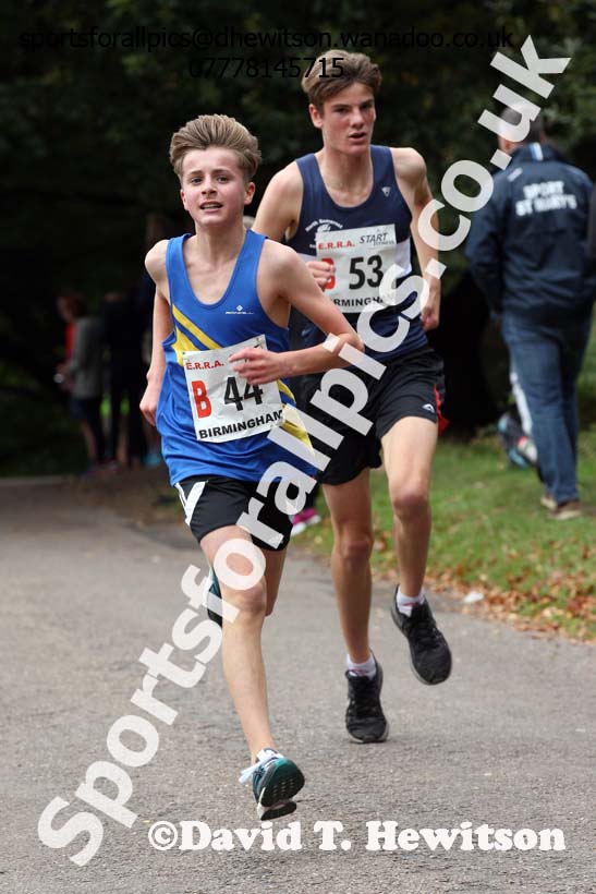 Boys under-15s ERRA Road Relays, Sutton Coldifield, Birmingham. Photo: David T. Hewitson/Sports for All Pics